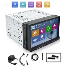 Auto 7″ Touch Screen Double 2 DIN Car DVD Radio GPS Player Bluetooth Stereo +Camera In Dash Navigation 3D For VW passat b6 golf