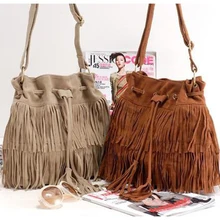 Frauen Tote Über Schulter Crossbody Sling Sommer Quaste Handtasche Wildleder Fransen Big Coole Weibliche Bolsa Designer Motorrad