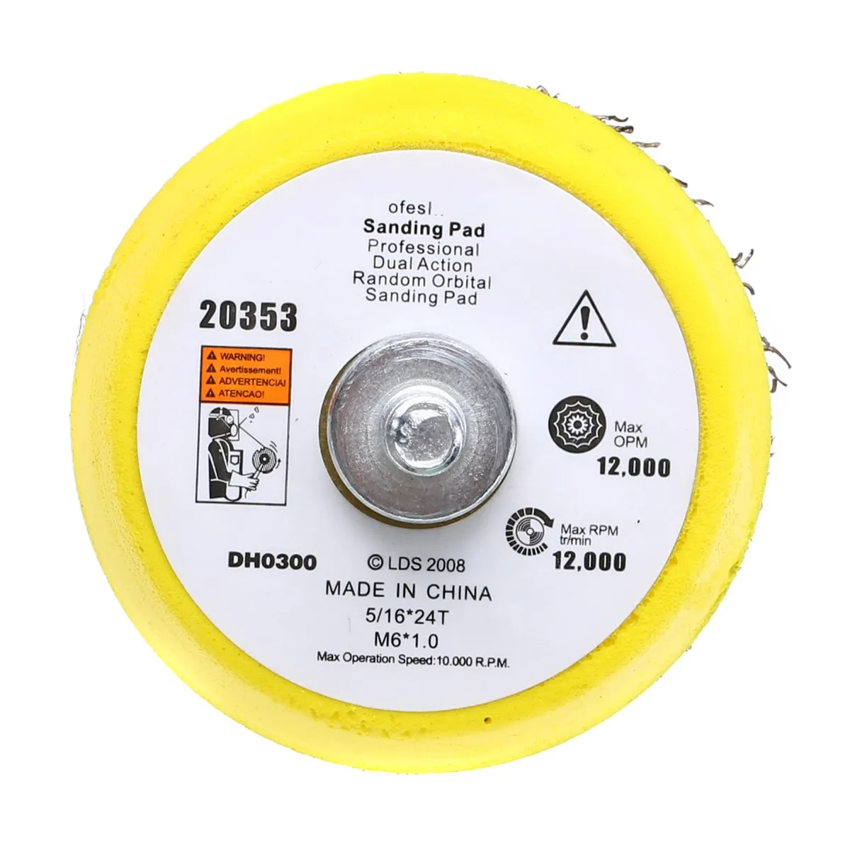 16pcs 2 inch Flat Sponge Buffing Pad Polishing Pads with Plate Set for Car Polishing Maintenance Accessories