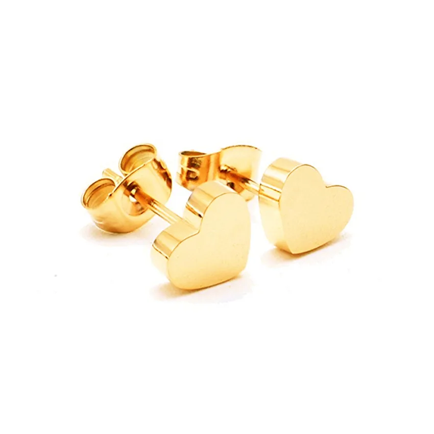 Женские и мужские серьги гвоздики из нержавеющей стали|stud pendientes|ear studsearing women |