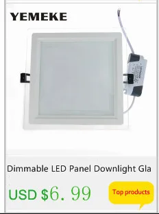 20 штук DHL dimmable Панель свет ультра тонкий потолочные встраиваемые светильники 3 Вт 4 Вт 5 Вт 6 Вт 9 Вт 12 Вт 15 Вт 18 Вт круглый светодиодный прожектор CE