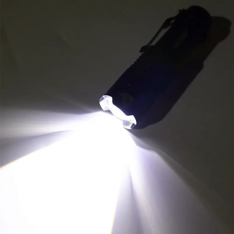 Портативный мини-светильник с зумом, СВЕТОДИОДНЫЙ УФ-фиолетовый светильник, фонарь на батарейках AA/14500, фонарь с зумом, светильник-вспышка