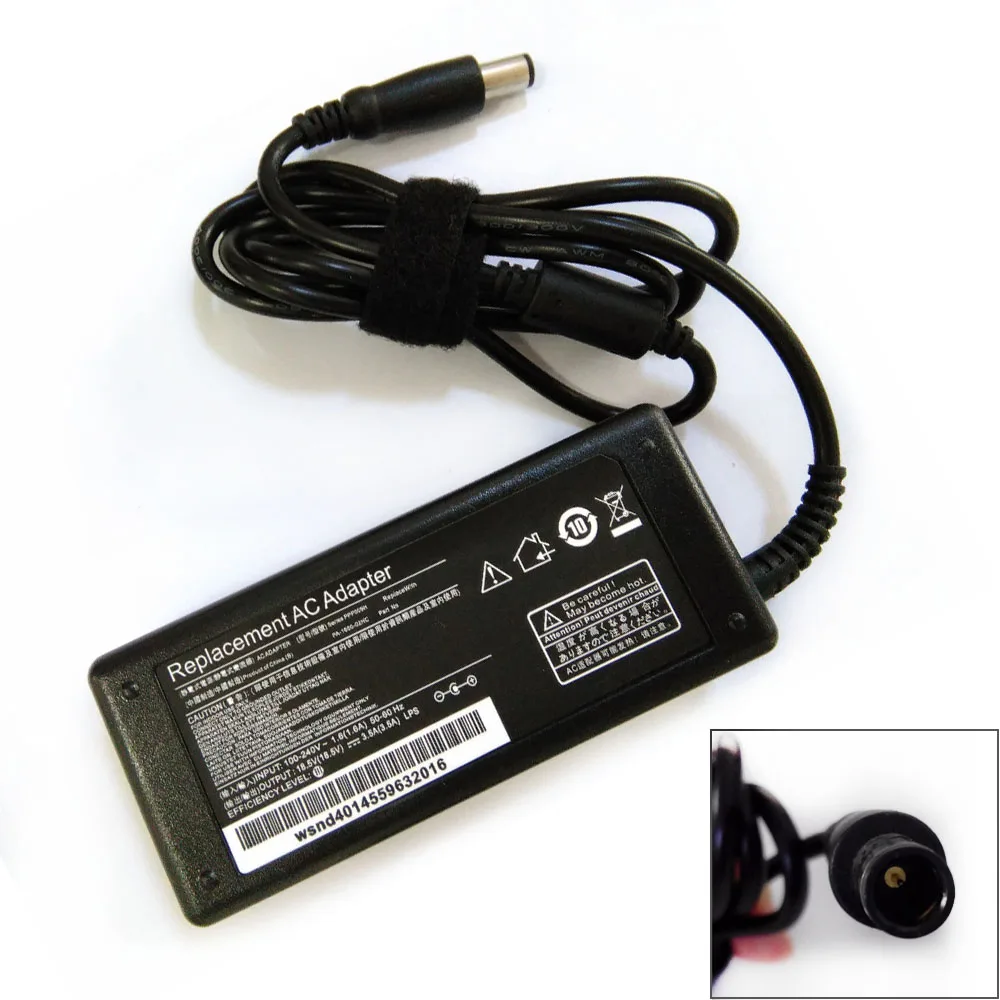Зарядное устройство для ноутбука HP Pavilion G6 G56 CQ60 DV6 G50 G60 G61 G62 G70 G71 G72 18 5 А 65 Вт |