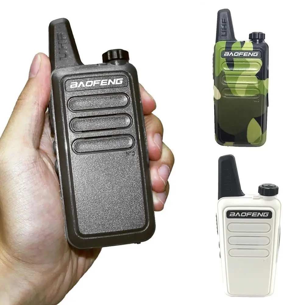 

SPIT 2M PCS 2PCS Portable BF-R5 Outdoor 5W Power 400-470MHz Two-way FM Radio Mini Walie-talkie