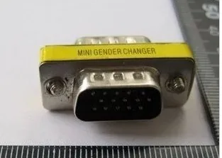 

Free shipping DB15 Male to Male Adapter VGA connector pin for pin video adapter for .15.