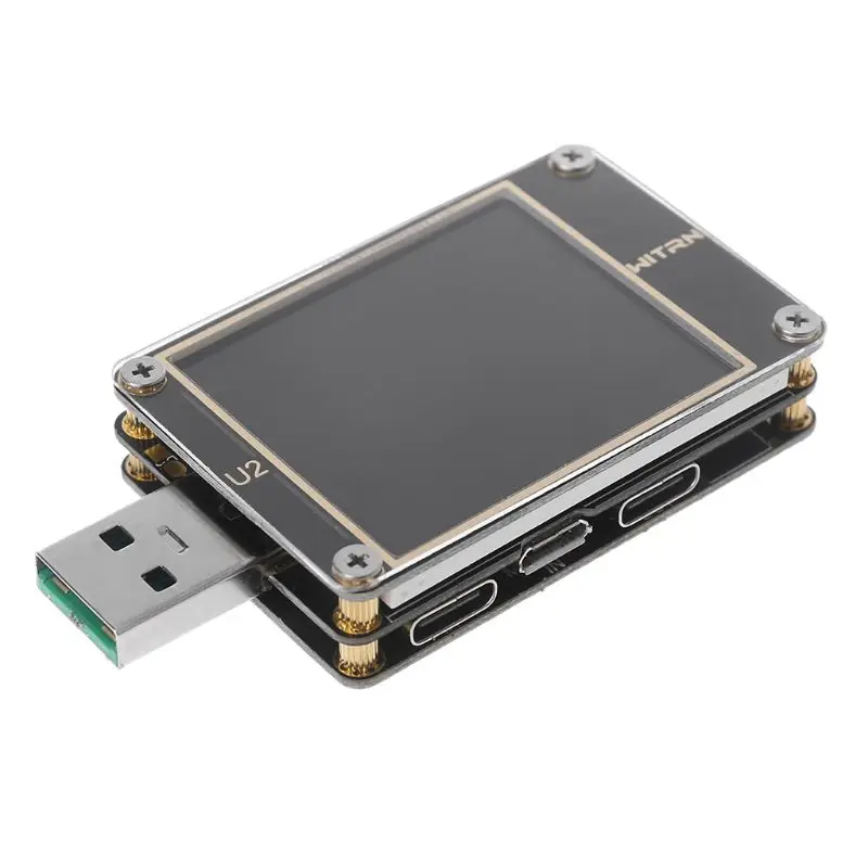 WEB-U2 USB Tester Current Voltmeter QC4.0+PD3.0 2 PPS Quick Charging Protocol Capacity DC Meter 1.77 inch HD Display