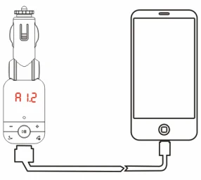 Bluetooth динамик Bluetooth передатчик автомобильное зарядное устройство USB быстрая зарядка в автомобиле A2DP громкой связи для iPhone и смартфонов