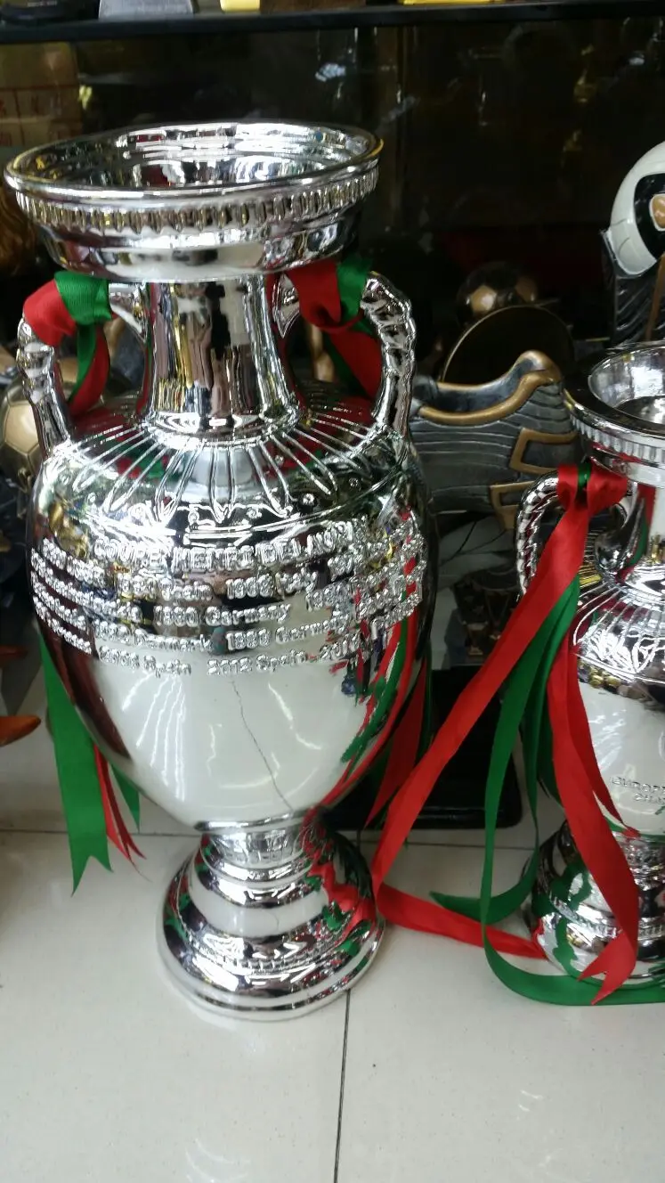 

2016 French European Trophy Cup Model Henri Delaunay Trophy Cup The EM Trophy 45 CM Height Football Fans Souvenirs Free Shipping