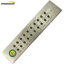 C круглый вольфрамовый Карбид Drawplate провода Drawplates ювелирных изделий инструменты Размер отверстия 1,10-3,00 мм/3,10-5,00 мм тонкость штампов набор