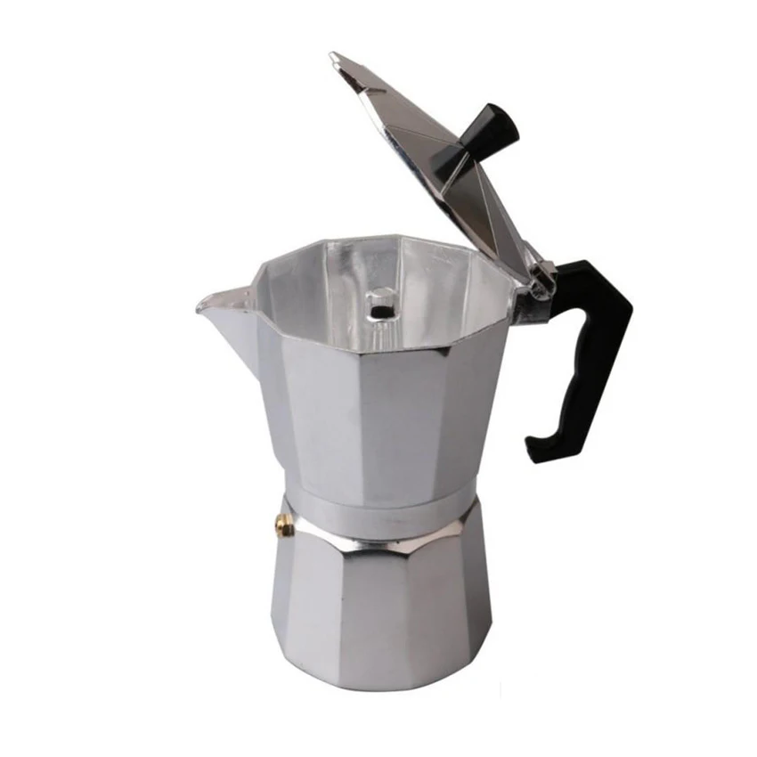 GFHGSD Coffee Pot Aluminum Dripolator European Coffee Kettle Turkey Octagonal Pots Delicate Tool Kitchenware Moka Pot Mocha GFHGSD Coffee Pot Aluminum Dripolator European Coffee Kettle Turkey Octagonal Pots Delicate Tool Kitchenware Moka Pot Mocha