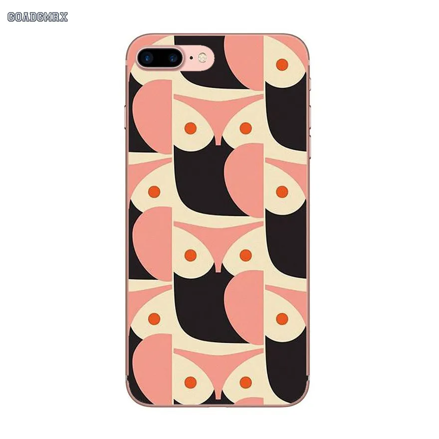 Мягкие прозрачные чехлы для iPhone 6 6S 7 8 Plus X XS MAX XR 4 4S 5 5S SE 5C Multi Stem Orla Kiely