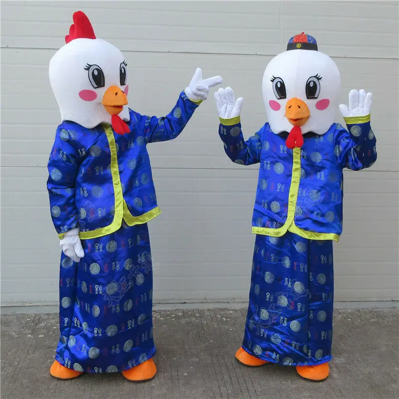 

Chicken Mascot Costume Cosplay Party Game Dress Outfits Clothing Advertising Carnival Halloween Xmas Easter Festival Adults