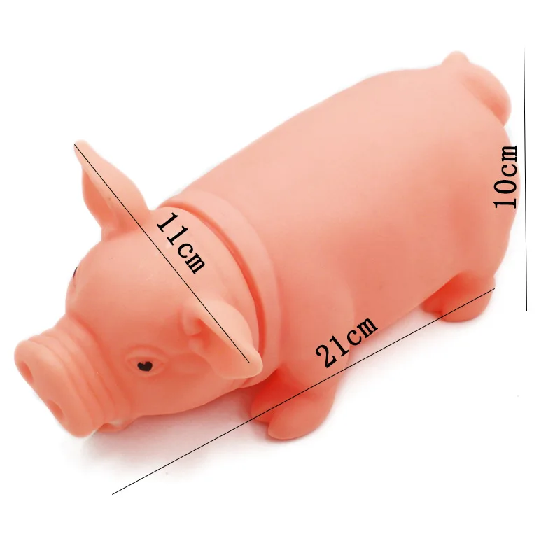Новые милые игрушки для собак розовый кричать резиновые свинья игрушки для животных писк пищалка жевать подарок украшения дома
