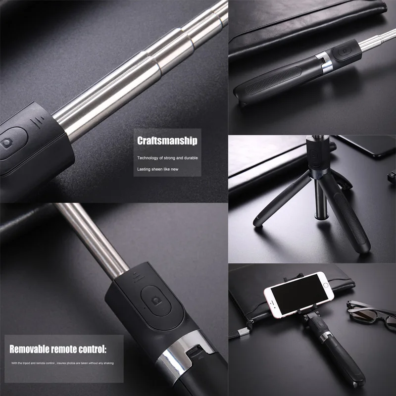Селфи Палка с Bluetooth Универсальный штатив для селфи мобильный телефон монопод Android