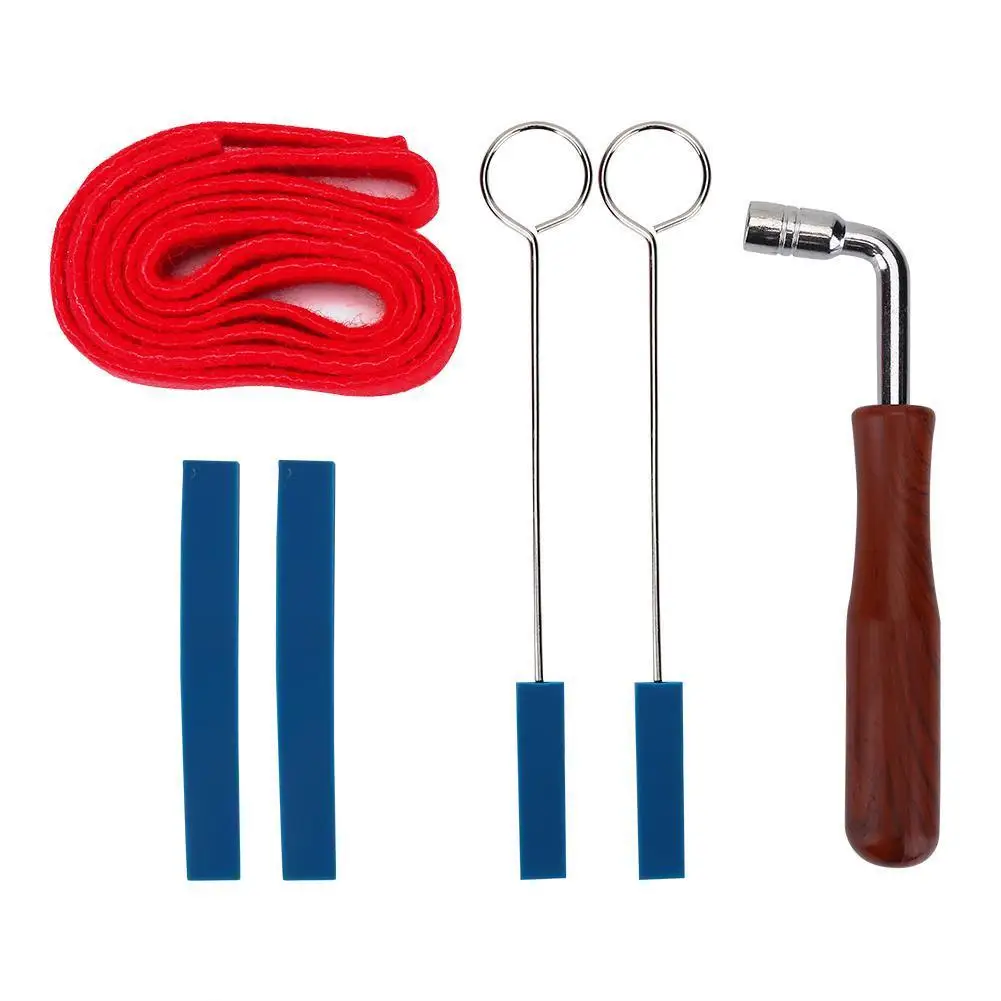 

High Quality 6Pcs Piano Tuning Lever Tools Kit Mute Hammer DIY Set Piano Parts NCM99