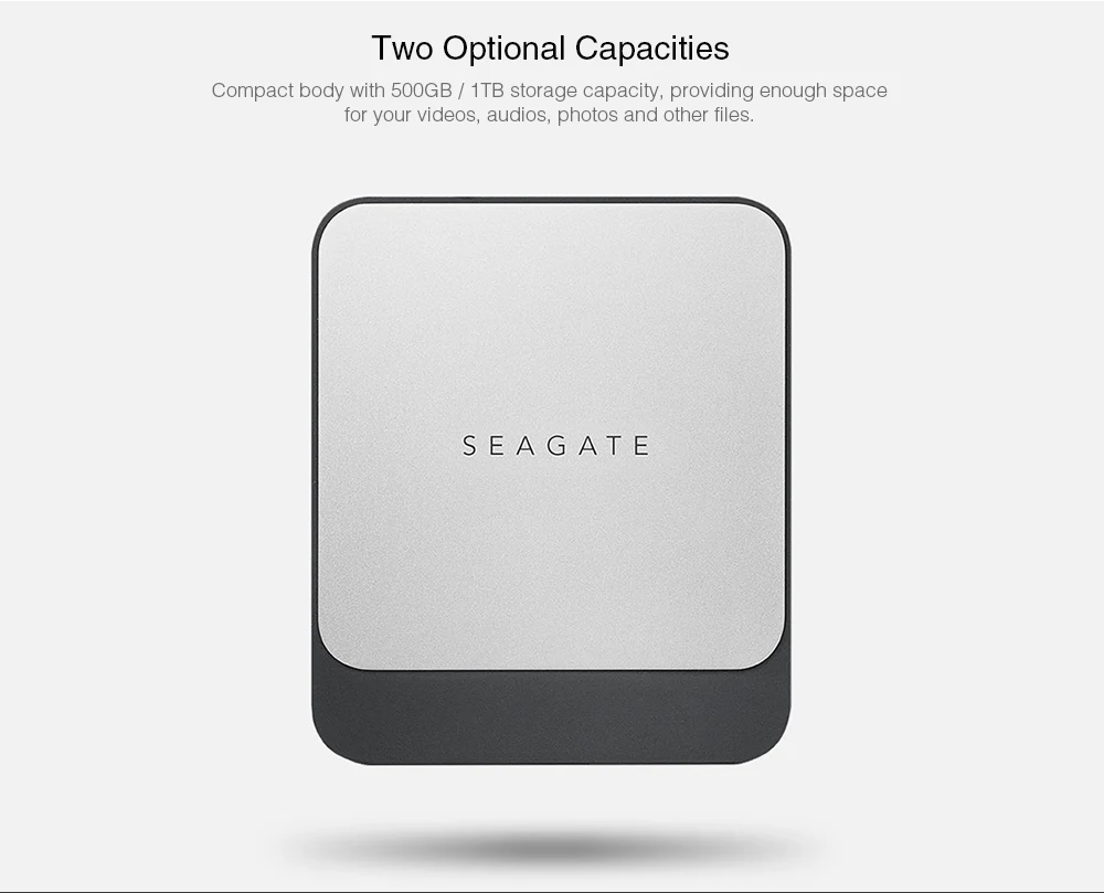 Seagate FAST SSD Type-C Mobile Solid State Drive