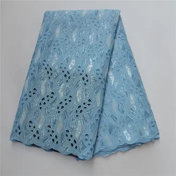 

Nigerian sequins Lace Fabrics For Wedding dress 2018 New African French Lace Fabric High Quality Organza Lace Fabric LP30