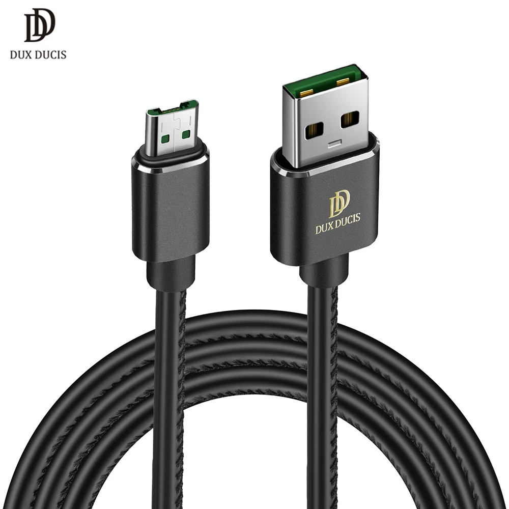 

DUX DUCIS PU Leather Micro USB Cable Data Sync Fast Charging Cable for Samsung Xiaomi OPPO Android Tablet USB Wire Charger New