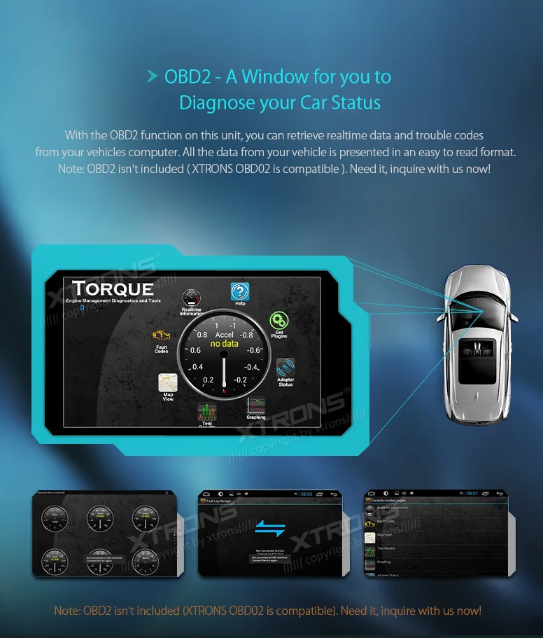 Perfect XTRONS 7" Android Head Unit Stereo Radio GPS Video Car DVD Player for Volkswagen Passat CC Eos Estate Sedan for Skoda for Seat 16