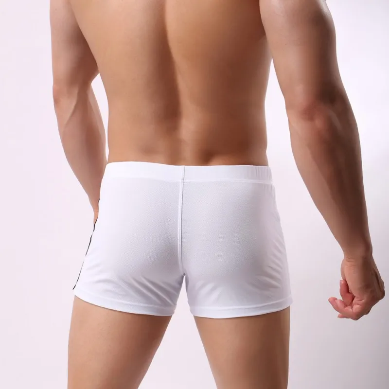 BRAVE PERSON Men Homewear Sexy Home Shorts Solid Trunks Mens Casual Male Panties Short Pants mens casual shorts