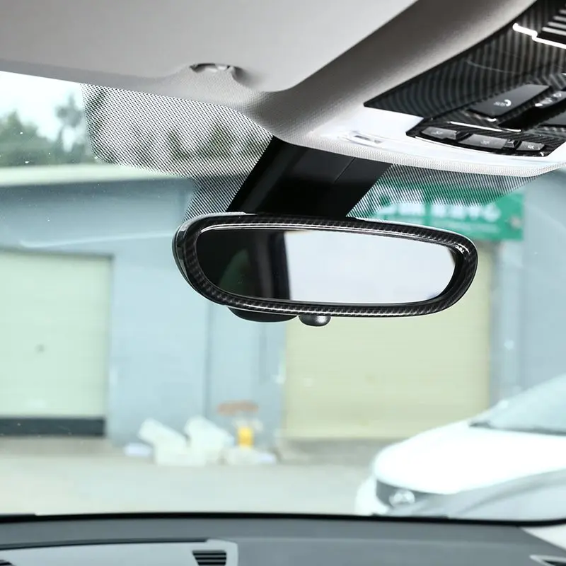 ABS внутреннее зеркало заднего вида рамка накладка автомобильные аксессуары для Bmw X1 F48- 1 серия F20 2011- 1 шт