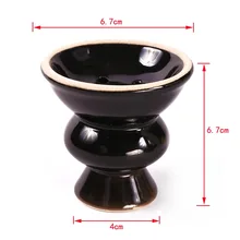 Керамическая Мини Кальян чашка для воды табачный кальян чаша для кальяна водопроводные трубы фитинги травяные патоки дополнительные цветные курительные трубы