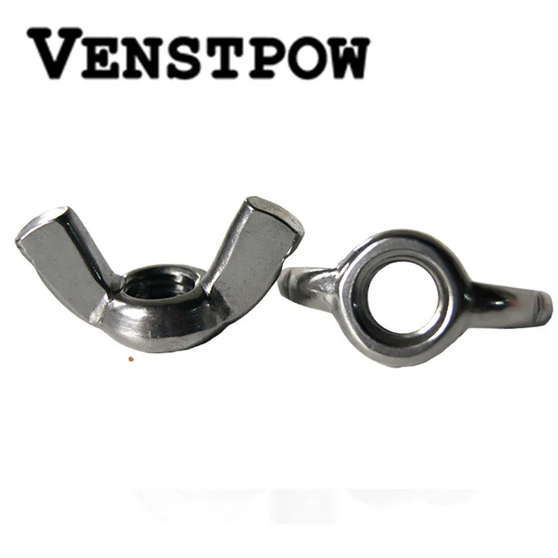 

10pcs/lot Metric thread DIN315 M3 M4 M5 M6 M8 M10 M12 304 Stainless Steel Butterfly Nuts