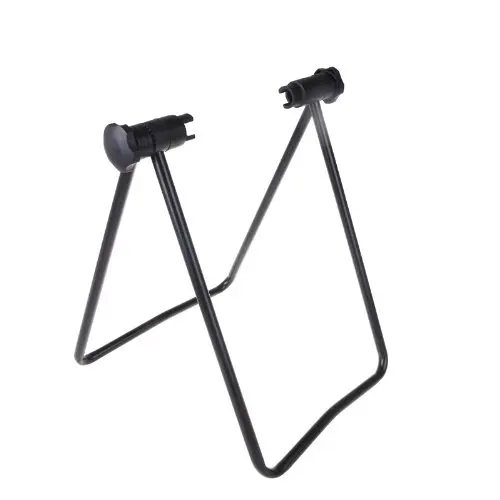 

Good deal Bicycle Bike Triple Wheel Hub Stand Kickstand Repair Parking Holder Folding Universal