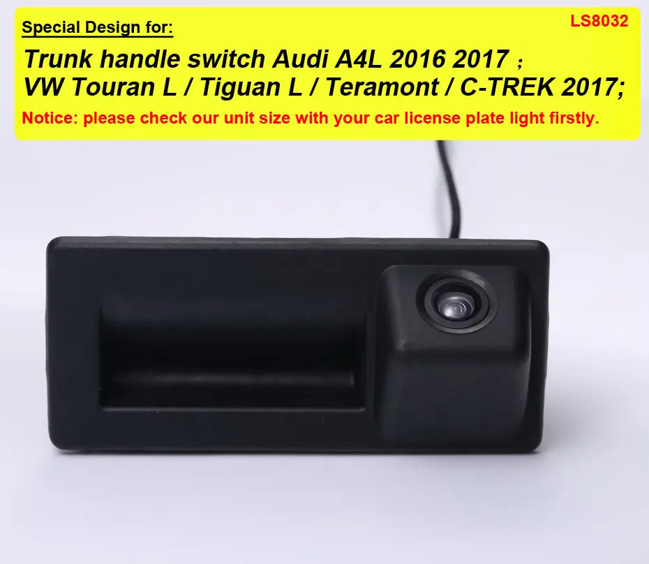 Для Audi C TREK A4L VW Touran L Tiguan Teramont ручка багажника заднего вида камера парковочная