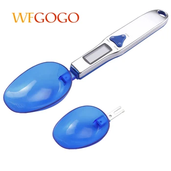 

WFGOGO 300g/0.1g Portable LCD Digital Kitchen Scale Measuring Spoon Gram Electronic Spoon Weight Volumn Food Scale