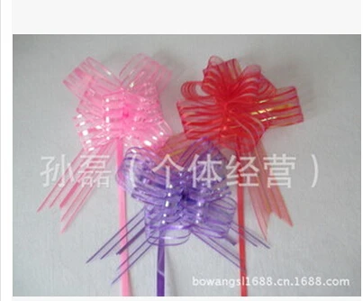 

Wholesale festive wedding gift packaging hand flower wedding room wedding car decoration chain snow yarn flower garland gauze