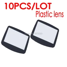 10 шт./партия,, пластиковые черные линзы для экрана GameboyAdvanceGBA GBO DMG, консоль для мальчика, панель, корпус, панель, цвет, заранее карман