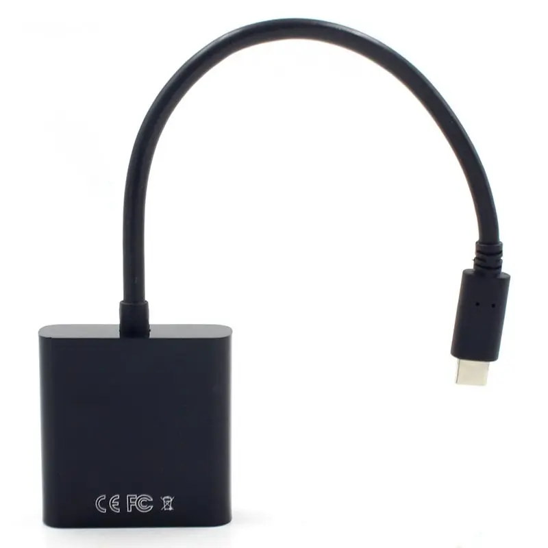 Type-C USB 3,1 мужчина к HDMI Женский Кабель адаптер 1080P USB-C преобразователь видеосигнала HDMI для Chrombook ПК ноутбук планшет