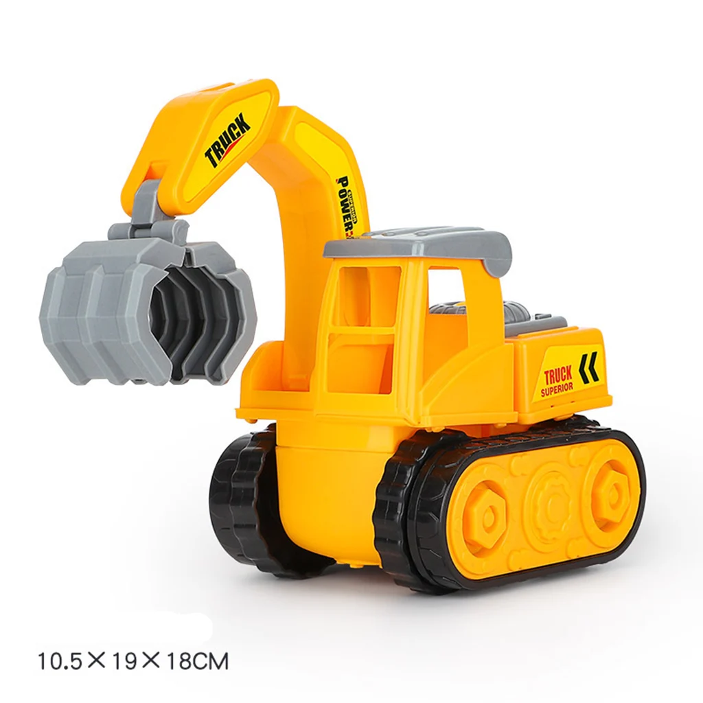 Fun Take Apart Toy Engineering Truck Assemble Kit For DIY Car With Realistic Tools 3D Jigsaw Puzzle Educational - Grab Truck