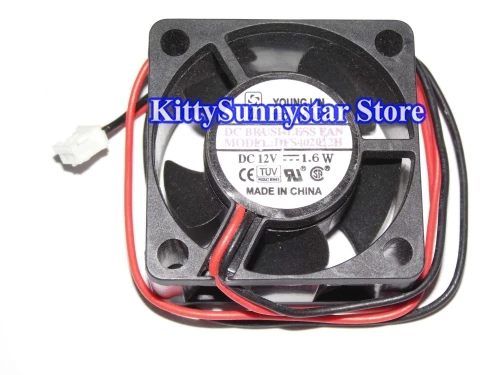 YOUNGLIN DFS402012H DC12V 1.6W 40*40*20mm 2Pin Cooling Fan