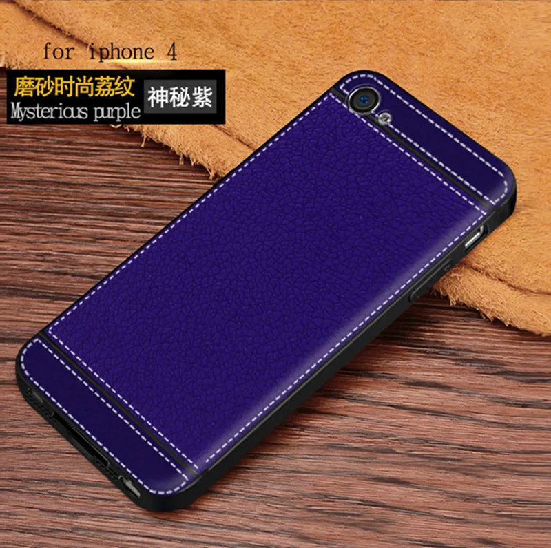 Litchi silicone case iphone 4 4s (12)