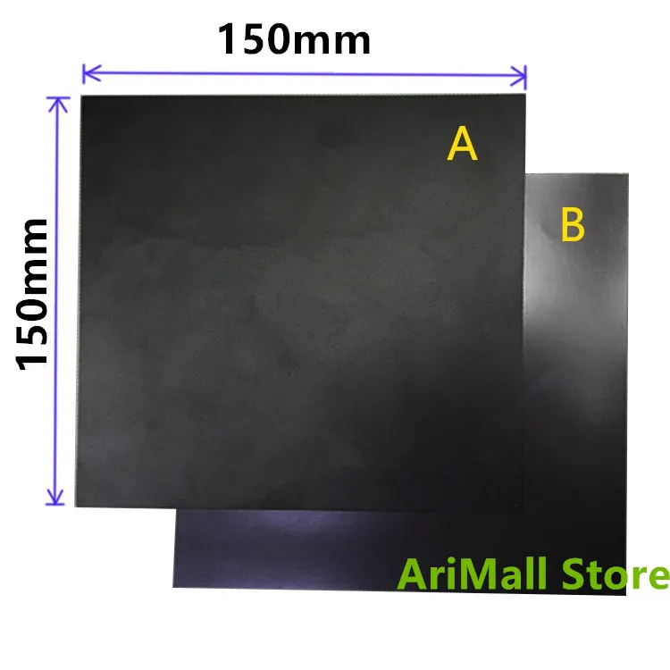 1 шт. 3D принтер 150x150 мм термоклеевая магнитная наклейка Flex Build Plate A + B pc