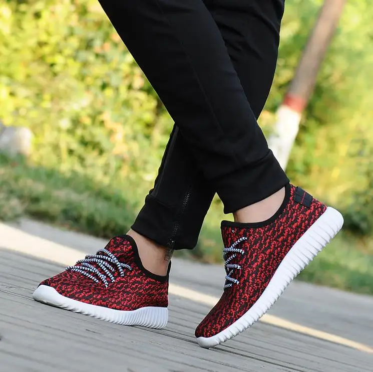 gris rouge Noir Chaussures De ardoisé Hommes Automne Non Sauvage Printemps Casual Avec Et Noix Plat Tissé Volant Respirant bleu slip Léger Coco Couples vBwUqwR
