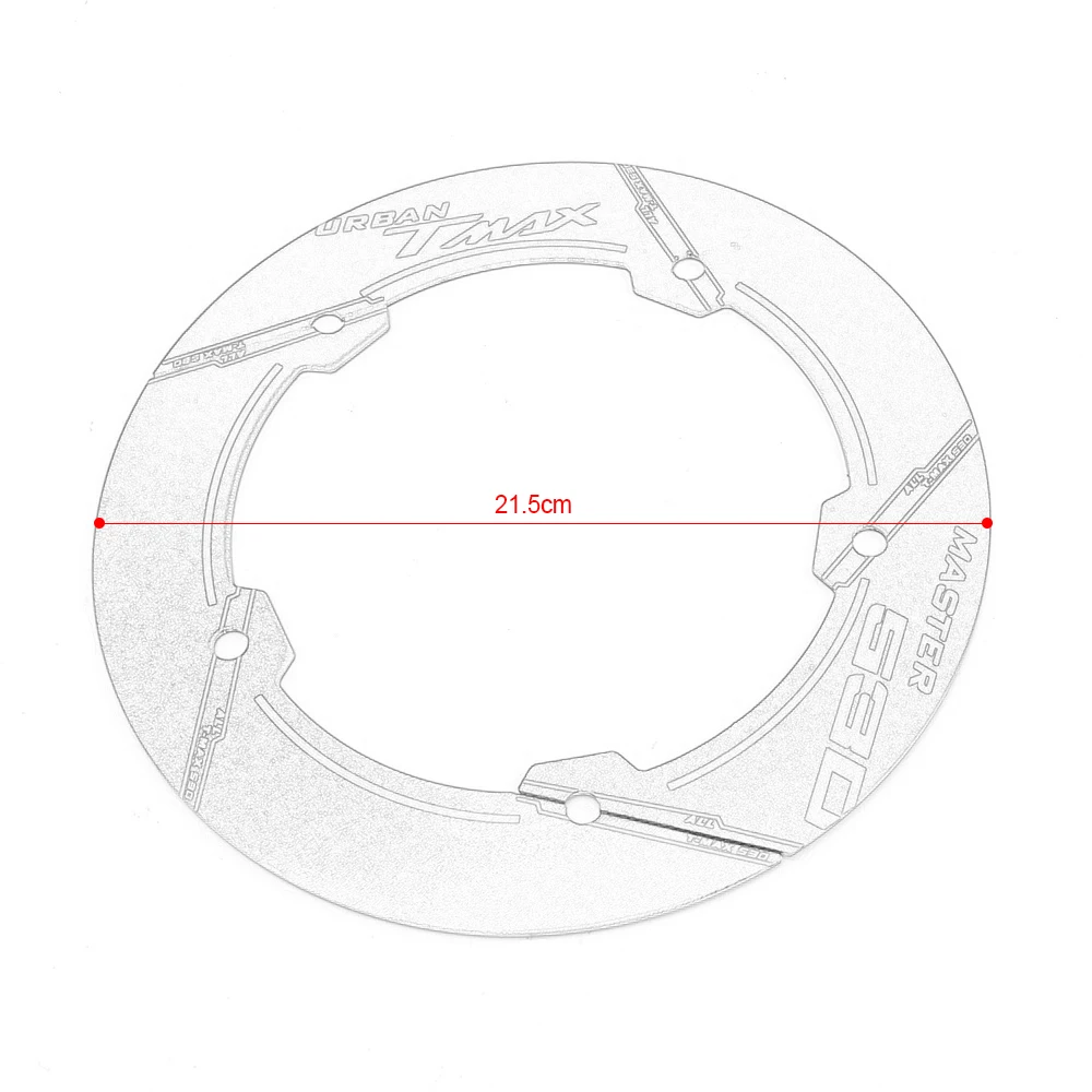 SMOK Motorcycle CNC Aluminum Alloy Accessories Transmission Belt Pully Cover For Yamaha TMAX 530 T MAX 530 2017 2018 (4)