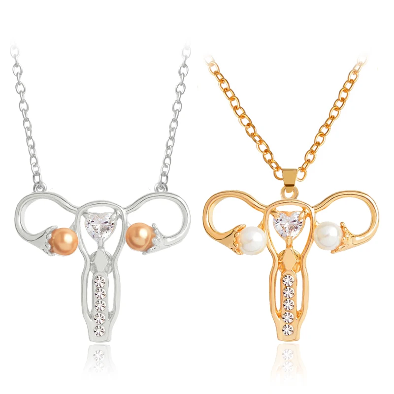 

Female stereo uterus Implying that it is everyone responsibility to love women robes Stylish personality brooch for all women