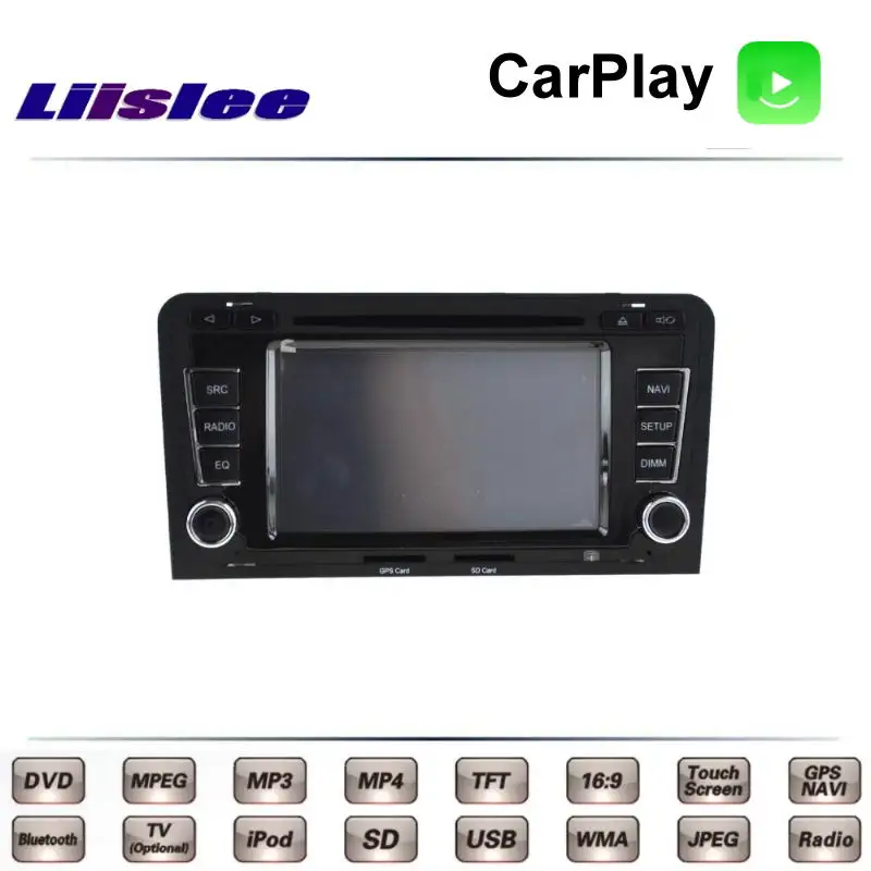 For Audi A3 8P 2003~2013 Car Multimedia TV DVD GPS Radio Carplay Original Style Navigation Liislee Advanced Navi 5