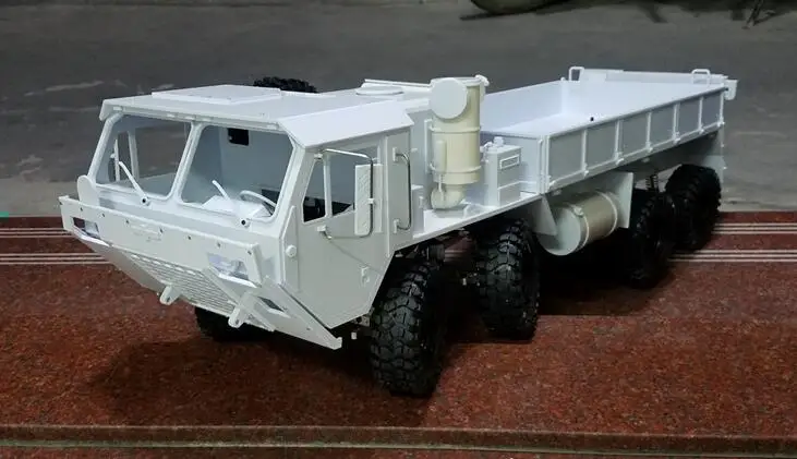 1/10 Масштаб RC Рок Cralwer внедорожника 8x8 8WD 6x6 6WD 10x10 10WD рамка Наборы подходит осевой SXC10 RC8WD D90 D110 - Цвет: 8X8 with body