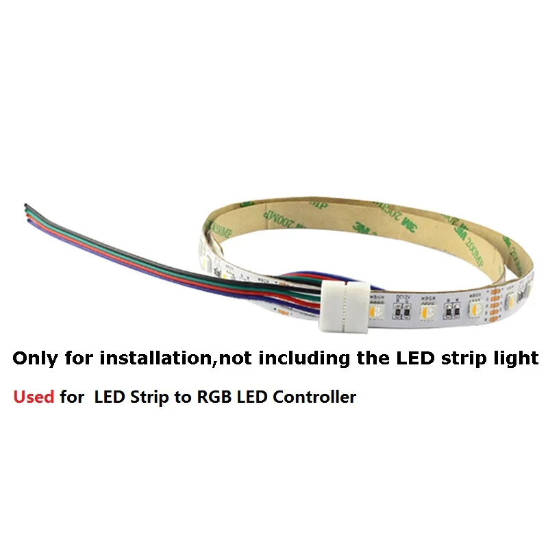 rgbww led strip connectors 5pin 12mm 10mm