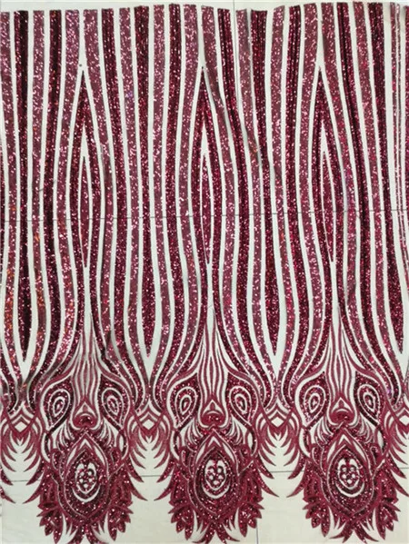 

Nigerian lace Fabric 2018 African tulle Laces Fabrics With Sequins High Quality sequin Lace For Wedding Dress