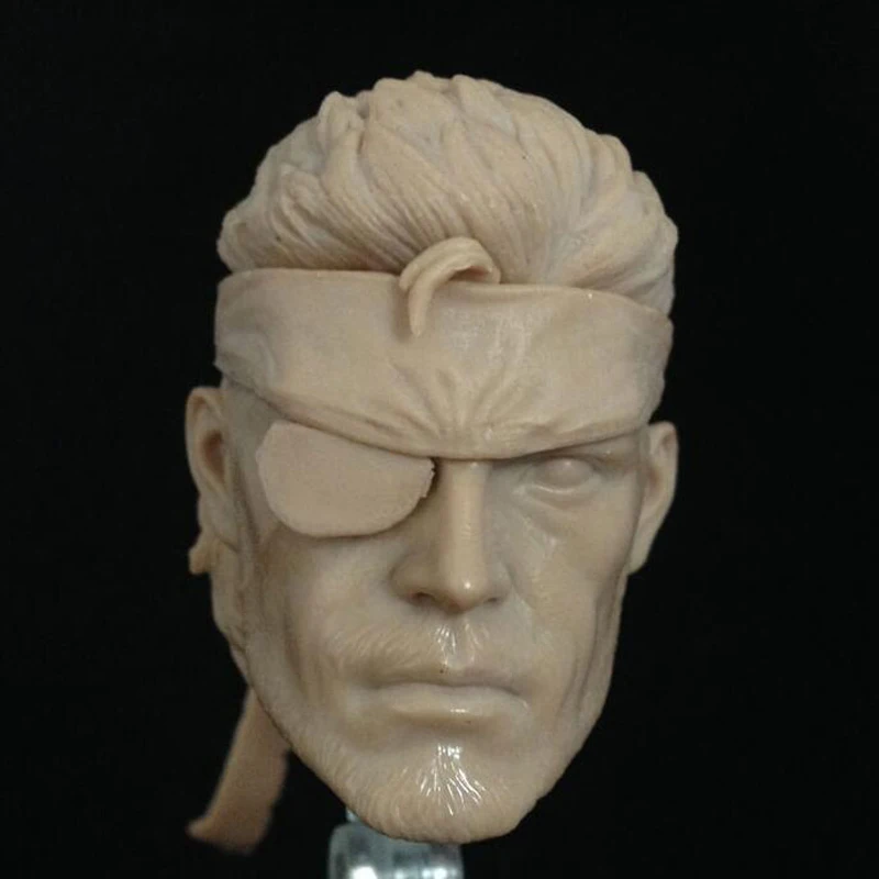 

Blank Hot 1/6 Scale Metal Gear Solid Snake Head Sculpt Unpainted