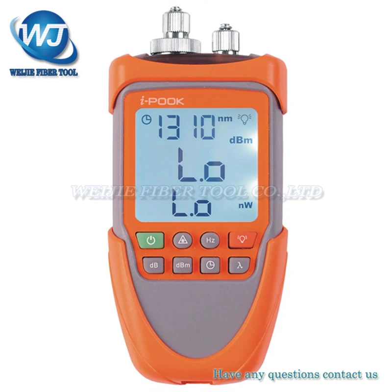 

i-pook PK56B OPM Optical Power Meter & Visual Fault Locator Fiber Optic Tool -70dBm~+6dBm 10 mW VFL