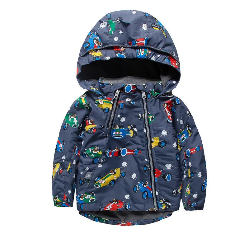 LILIGIRL/Детская куртка с косой молнией; куртки для девочек с флисовой подкладкой; пальто с капюшоном для мальчиков со звездами; осенний плащ; детская ветровка