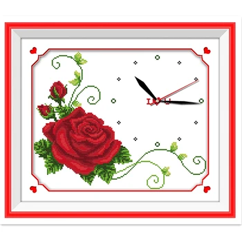 

True Love Time 11CT 14CT Printed On Canvas Embroidery Cross Set Chinese Counted Cross Stitch Pattern Cross Stitch Kit Painting
