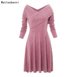 Women Elegant Long Sleeve Ruched Pink Vintage Tunic Pinup Work Business Office Party Bodycon A Line Skater One Piece Dress Suit Women Elegant Long Sleeve Ruched Pink Vintage Tunic Pinup Work Business Office Party Bodycon A Line Skater One Piece Dress Suit