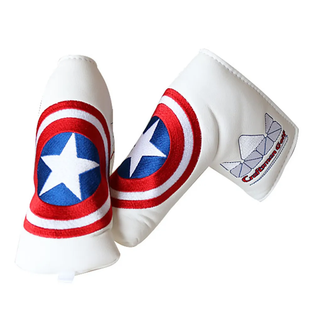 

Craftsman Golf Shield Cover Headcover Fit for Blade putter + Mallet putter closure Synthetic Pu Leather FREE SHIPPING